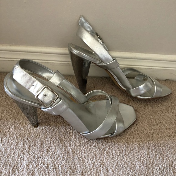 Jlo silver heels - Picture 2 of 2